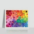 thumbnail image 4 of Diamond Art Kits for Adult, Rainbow Flower Power 5D Diamond Art Kits, Full Drill DIY Crafts Gem Paint Kits for Home Decor 16x12inch, 4 of 6
