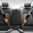 thumbnail image 2 of Chririnla Fire Pattern Design Car Seat Belt Pads 2 Pieces, Seat Belt Shoulder Pad Polyester Waterproof Soft for Trucks Sedan SUV, 2 of 7