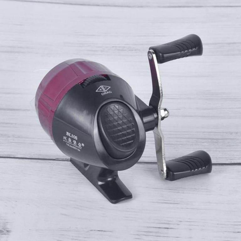 Fishing Reel Closed Face Reel for Right Left Hand Red