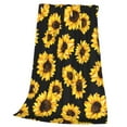 thumbnail image 3 of Bingfone Sunflower 6 Print Flannel Fleece Blanket Throw Blanket For Bed,Sofa,Couch,Travel,Camping(40"X30"), 3 of 9