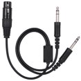 thumbnail image 1 of Dual 5 Pin Pilot Auriculares Plug Xlr A Ga Adaptador Cable De Auriculares Adaptador De Auriculares Portátil Adaptador De Auriculares Ultra Estable Para Aviones Boeing Scienceny EL011770-00, 1 of 4