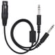 thumbnail image 1 of Enchufe de auriculares de doble piloto Adaptador XLR a GA Cable de auriculares de aviación portátil Adaptador de auriculares resistente al desgaste 5 pines Kearding EL011770-00, 1 of 4