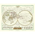 thumbnail image 2 of Perthes 18x15 White Modern Wood Framed Museum Art Print Titled - World - Perthes 1859, 2 of 4