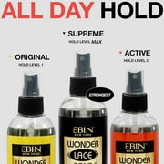 EBIN New York Wonder Lace Bond Lace Melt Spray 8oz - Supreme, Strong Hold, Suitable for All Genders