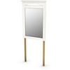 South Shore Noble Collection Mirror, White Wash