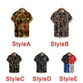 thumbnail image 2 of Paisley Floral Hawaiian Shirt Button Down Shirt Men Summer Top for Travelling and Dating, 2 of 11