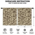 thumbnail image 2 of Camouflage 52x63in(132x160cm) Curtains 2 Panels for Kids Bedroom, Window Drapes for Kids Boys Girls Bedroom Curtains Designed To Spark Joy and Creativity, 2 of 5
