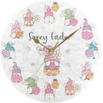 thumbnail image 5 of SKYSONIC Easter Gnomes Wall Clock 10 Inch Silent Non Ticking Round Clock Oil Painting Clock Easy to Read Clock for Living Room Bedroom Bathroom Home Decor, 5 of 7