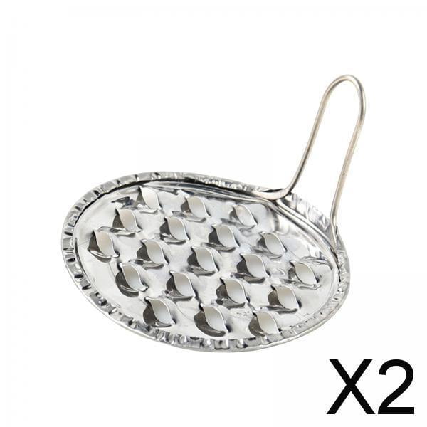 de pasta de acero inoxidable para la cocina, eficiente y ahorra espacio , 2 piezas