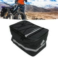 thumbnail image 3 of Bike Rack Bag, Waterproof Reflective Large Capacity Bike Back Rack Carrier Rear Bike Bag with Rainproof Cover for Outdoor Cycling, 3 of 7