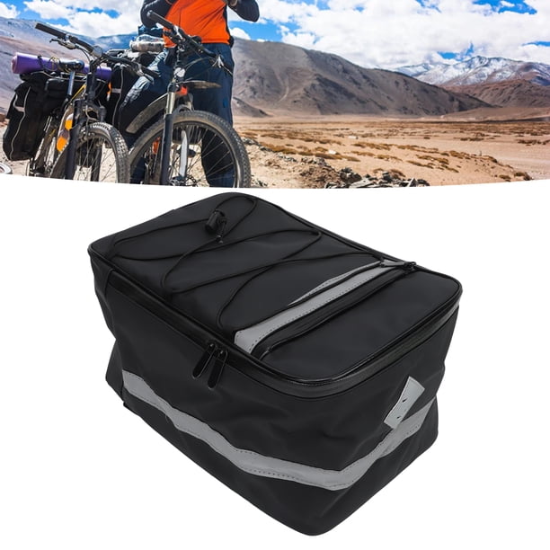 Bolsa Trasera Para Bicicleta, Cordón Ajustable, Impermeable, Bolsa Trasera Para Bicicleta, Cierre De Cremallera Para Ciclismo Al Aire