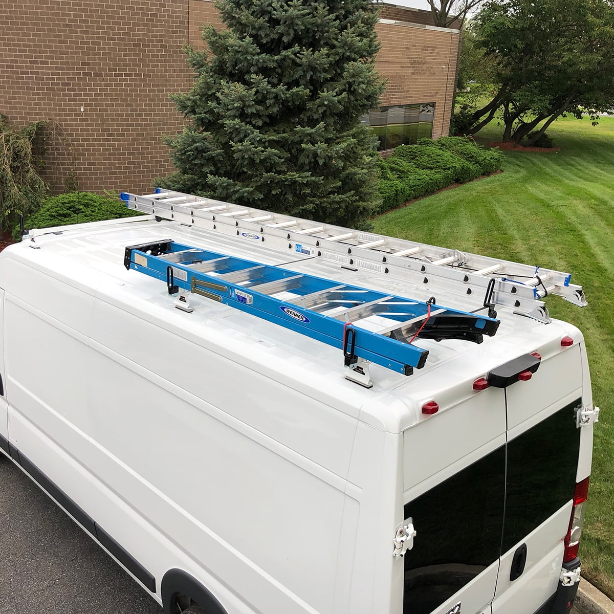 Vantech Heavy Duty 3 Bar ladder roof rack, Fits RAM ProMaster High Roof All years