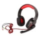 thumbnail image 2 of Auriculares con cable con cancelación de ruido, diadema ajustable para colocar sobre la oreja, auriculares para juegos con micrófono para ordenador portátil y PC, 2 of 8