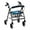 Butterfly Moon, variant on COEQINE Butterfly Moon Flower Rollator Walker Seat and Backrest Covers Designer Fashion Accessories with Elastic Band Seat Cover for Rollator Walkers Suitable for Seniors