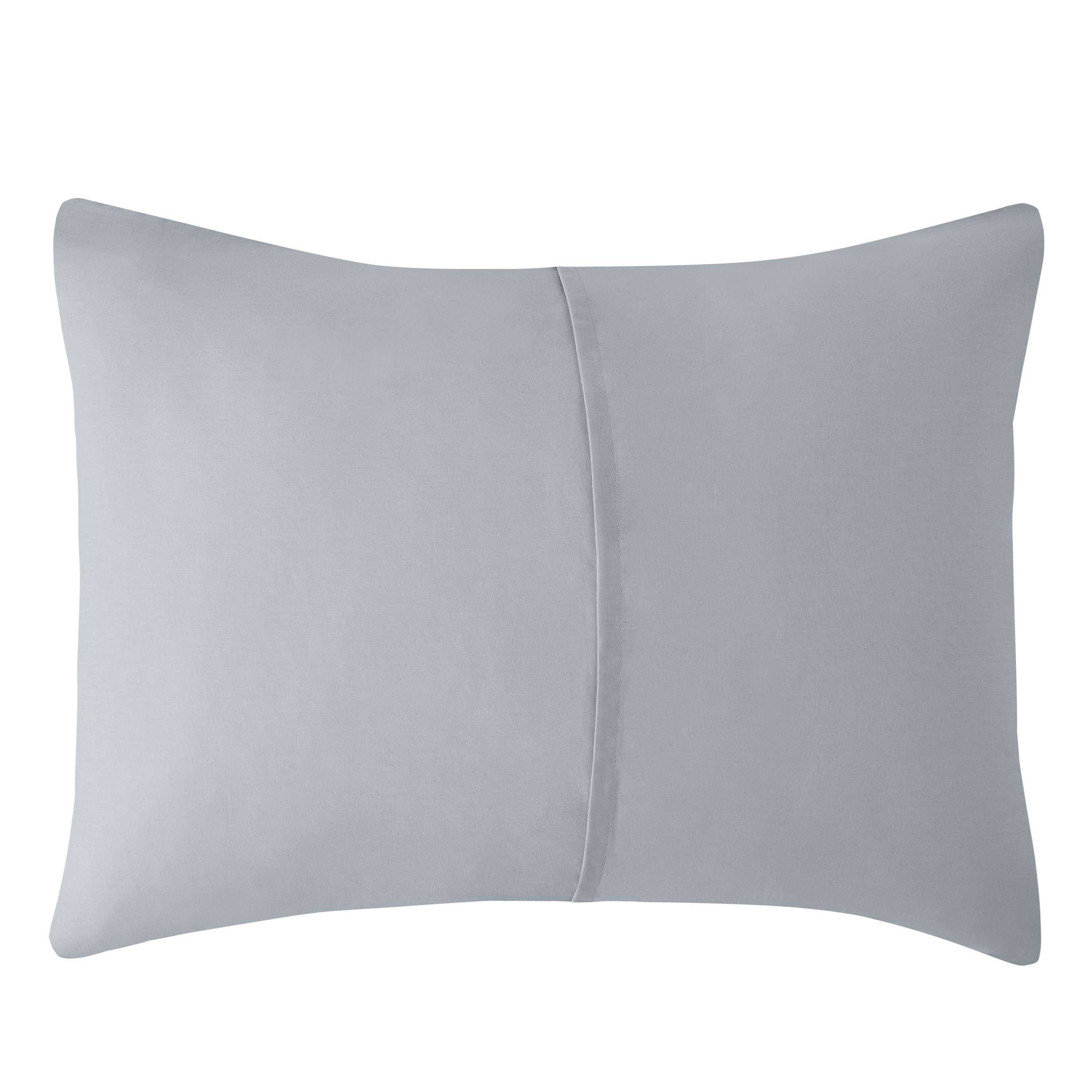 Mainstays King Pillow Sham - Beige Matelasse, Cotton-Rich Decorative Bed Sham, 2 Pack