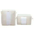 thumbnail image 2 of 2PC Cloth Clothing Underwear Storage Bag Foldable Pouches Home Organizer, Xinsrenus Under $5! 2PC Cloth Clothing Underwear Storage, 2 of 7