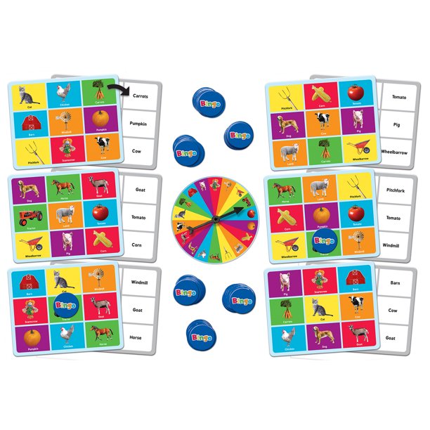 MasterPieces Farm Bingo Game