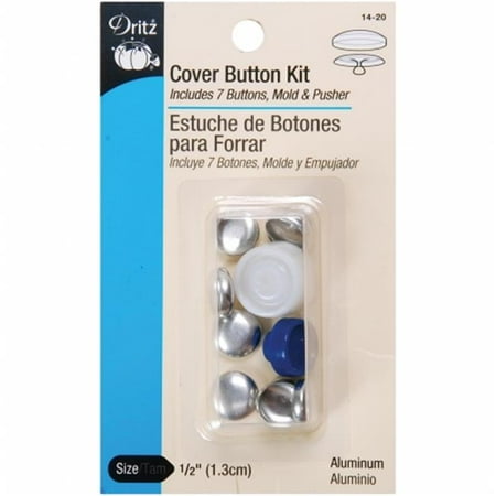 Dritz Half Ball Buttons - Dritz Cover Button Kits-Size 20 1/2
