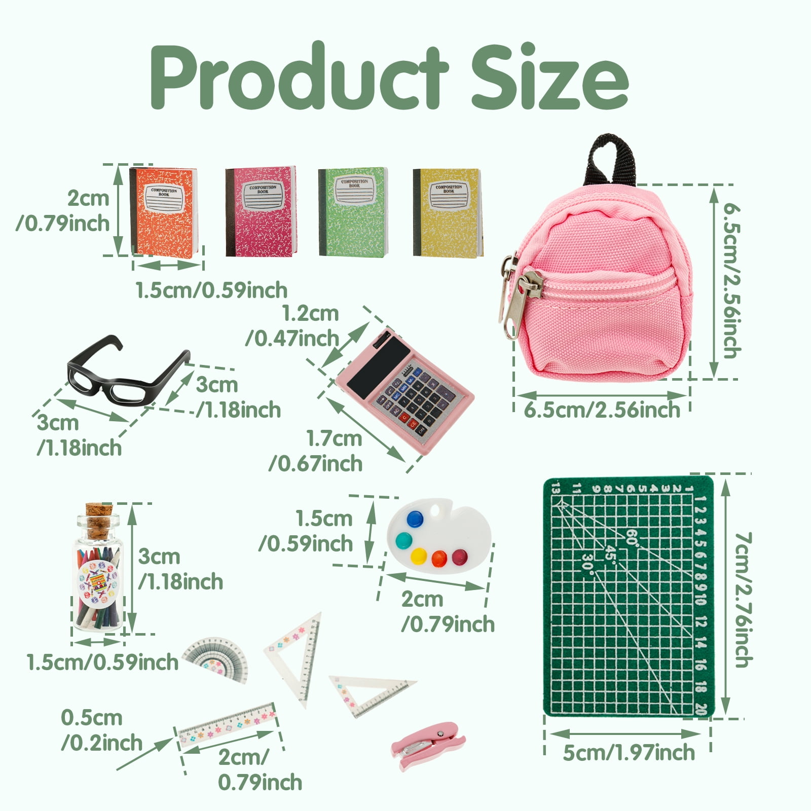 Diy Mini Mini School Supplies Miniature Doll Stuff Mini School