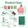 thumbnail image 6 of 34 Pcs Doll House School Supplies Mini School Accessories Dollhouse Toy Home Miniature Model DIY Doll Accessories Include Miniature Book Tiny Backpack Glasses Blackboard Clipboard Pencil Ruler, 6 of 10