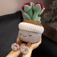 thumbnail image 5 of Plush Toy Potted Plants Plush Toy Doll, Simulation Rose Succulent Plushies Home Decoration Stuffed Soft Plushies Room Decoration for Your Family Birthday Gifts for Kids Boys, 5 of 7