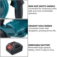 thumbnail image 4 of 2200W 2 IN 1 Foldable Electric Air Blower Cordless Handheld Leaf Computer Dust Collector Power Tool For 18V Battery ,Long Lasting, 4 of 7