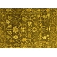 thumbnail image 1 of Ahgly Company Indoor Rectangle Abstract Yellow Modern Area Rugs, 2' x 4', 1 of 4