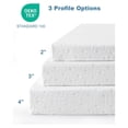thumbnail image 4 of 2" [Twin XL] Mattress Topper, Memory Foam Mattress Topper Twin Extra Long for Dorm with Ultra Soft Cover & Corner Straps, Certified, 4 of 4