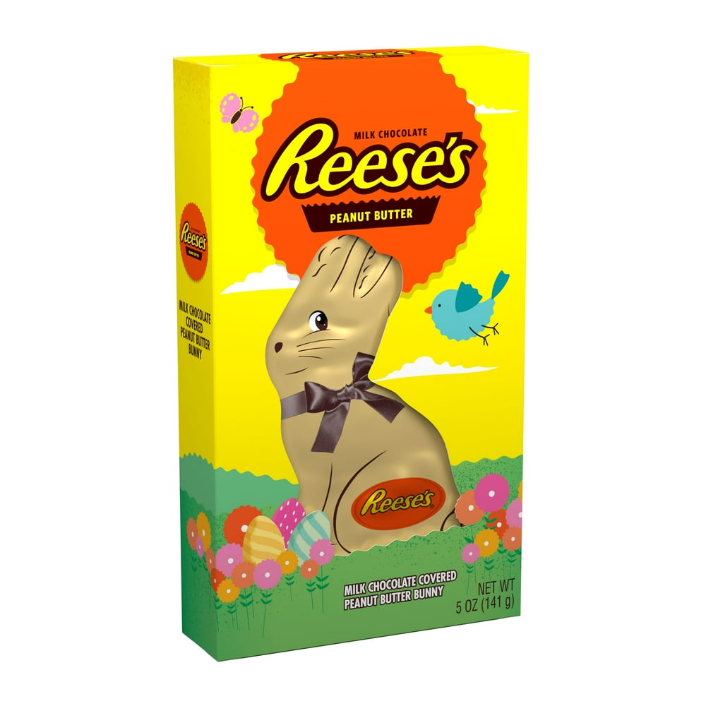 REESE'S, Bunny, Milk Chocolate Peanut Butter Candy, Easter, 5 oz, Gift