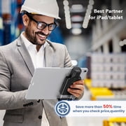 Eyoyo Portable Wireless 1D QR UPC Bar Code Reader 2D Bluetooth Barcode Scanner Compatible with iPad, Tablet, iPhone, Android Phone,3000mAh ,for Library Book Warehouse Inventory
