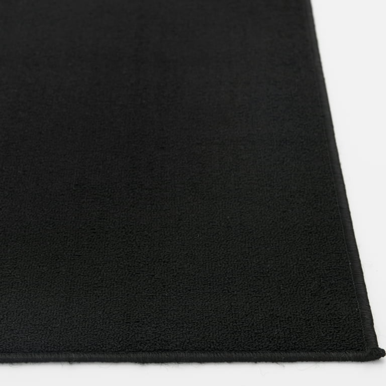 Black rug on sale
