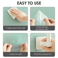 thumbnail image 3 of DODAMOUR 2 Pcs Plastic Curtain Holdbacks for Wall, Self-Adhesive Curtain Hooks Organize and Decorate, L Shape Retractable Curtain Tiebacks Window Treatment (White), 3 of 6