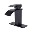 thumbnail image 1 of Monstrate Cobre Fácil de instalar - Duradero - Grifo de lavabo de baño negro moderno Sin llaves de paso de consumo de agua Accesorios de baño, 1 of 6