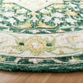 thumbnail image 3 of SAFAVIEH Aspen Coco Southwestern Wool Area Rug, Green/Ivory, 7' x 7' Round, 3 of 8