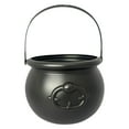 thumbnail image 2 of Food Storage Containers,7.5" Halloween Plastic Cauldron Black Candy Bowl Large Witch Cauldron Pot Bucket For Halloween Decorations Holder Centerpiece, 2 of 8