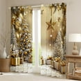 thumbnail image 2 of Castle Fairy Xmas Tree Black Out Curtains for Kids Children Boys Girls,Merry Christmas Curtains Pack Of 2 (42X63 Each),Happy New Year Bedroom Curtains,Super Cozy Room Decor, 2 of 6