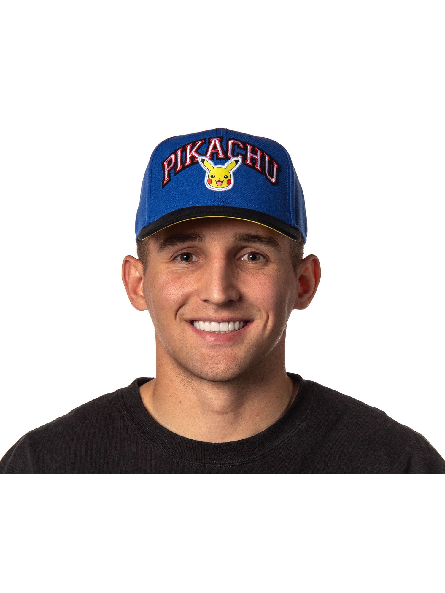 Pokemon Adult Embroidered Precurve Snapback Hat For Men and Women
