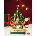 thumbnail image 2 of Christmas Building Blocks Music Box Toy Sets, Green Crystal Christmas Tree 558 Pieces, Holiday Decoration Block Kit with Music, 2 of 8