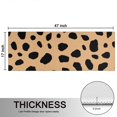 thumbnail image 5 of Kitchen Rugs Sets Of 2,Brown and Black Of Leopard Print Anti Fatigue Kitchen Mat Rugs Non Slip Washable,Decorative Kitchen Floor Mats for Kitchen,Sink,Laundry,17"X47", 5 of 5