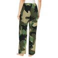 thumbnail image 6 of Pajama Pants Women, Camouflage Dinosaur Sweatpants Soft Sleep Lounge Pants, Casual PJ Bottoms Pants with Pockets, 6 of 7