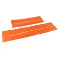 thumbnail image 1 of 4x 3D Anti-kick Auto SUV licencia De Puerta Sill Scuff Plate Car Sticker Orange naranja Zulema Etiqueta engomada del travesaño del travesaño de la puerta del coche, 1 of 8
