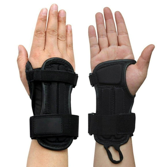 Langgg 1 pair Wrist Guards Adjustable Protective Gear Wrist Support for Multi Sports Snowboarding Skating Skateboard Motocross Cycling