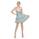 thumbnail image 5 of Vestido corto con volantes Roman Fashion/Juvenil, 2676 (Verde militar) verde ECH, 5 of 5