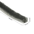 thumbnail image 2 of Sello de cepillo adhesivo para aislamiento de clima 1/4" x 1/4" x 49ft para puerta deslizante, ventana, armario, gris, 2 of 5
