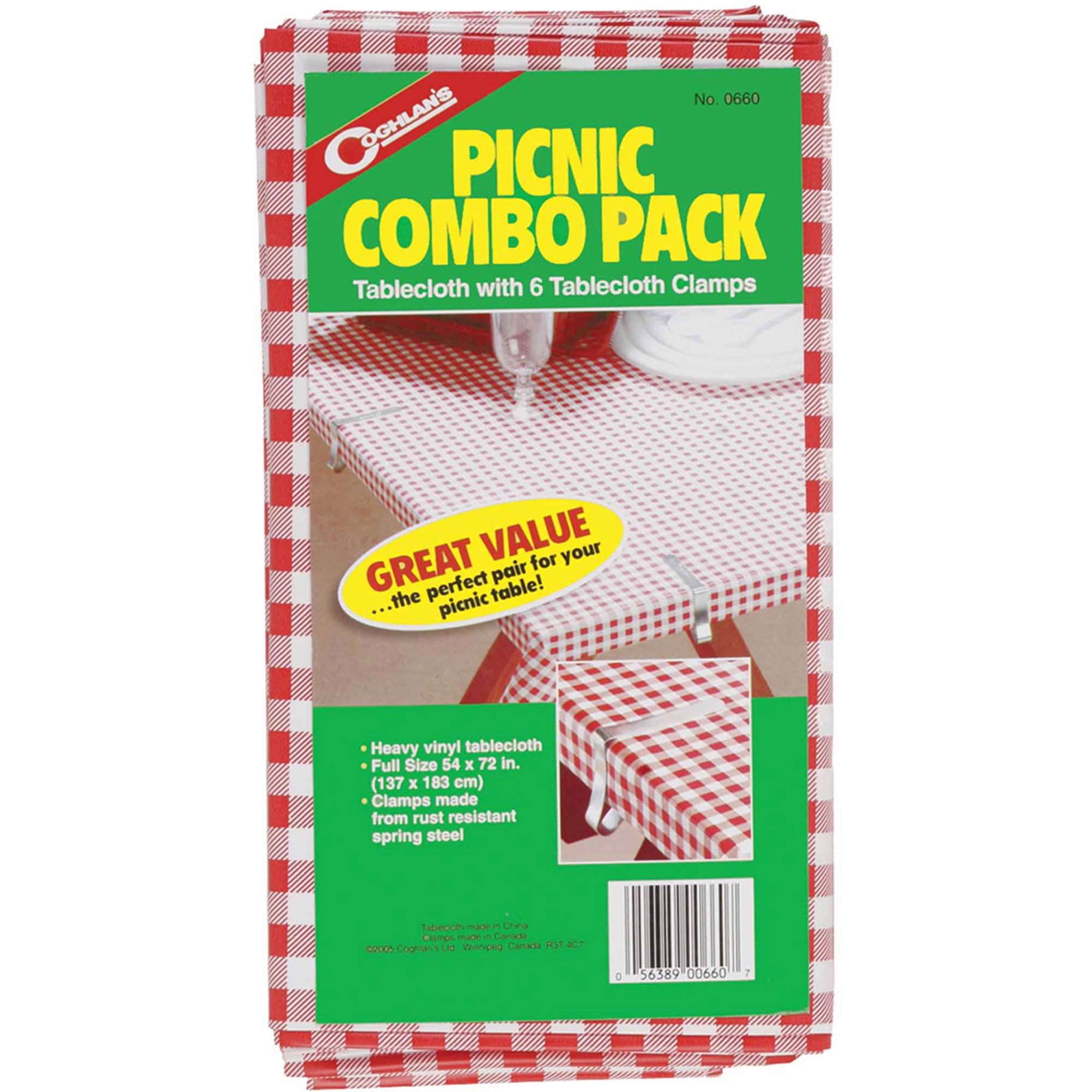 Coghlans Picnic Garden Metal Tablecloth Clamps