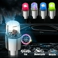 thumbnail image 2 of Car Auto Wheel Tire Tyre Air Valve Stem LED Light Caps Cover Accessories Fit for Bicycles, Motorcycles and Cars (Colorful, Red, Blue, Green), 2 of 12