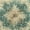 Brown Blue, variant on Mainstays Persian Border Medallion Loop Print Rust Brown Indoor Area Rug, 5'x7'
