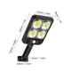 thumbnail image 3 of Luces solares para exteriores, farolas solares para exteriores, luces de estacionamiento solares con control remoto, sensor de movimiento inalámbrico, luz de pared de seguridad solar con 3 modos para, 3 of 8