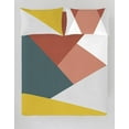 thumbnail image 2 of Gouchee Home Albers Geometric Queen 3-Piece Duvet Cover Set – Modern Cotton Percale Bedding, Reversible & OEKO-TEX® Certified, 2 of 3