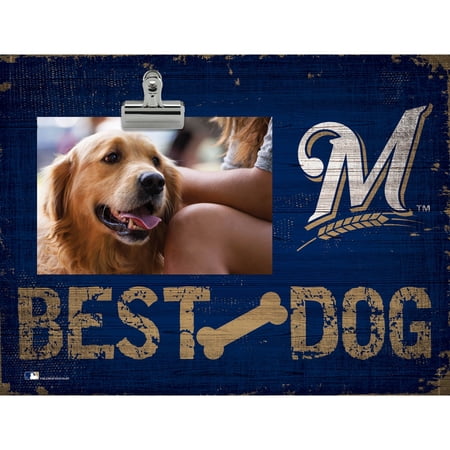 Milwaukee Brewers 10.5 x 8 Best Dog Clip Photo Frame